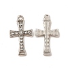 Alloy with Crystal Rhinestone Pendants ALRI-M019-04P-1