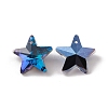 Electroplate Transparent Glass Pendants GLAA-A008-02A-2