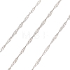925 Sterling Silver Double Link Chains STER-P064-03S-1