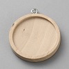Wood Pendant Cabochon Settings FIND-TAC0037-06D-1