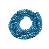 Electroplate Glass Beads Strands EGLA-A044-T3mm-L27-3