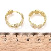 Brass Enamel Hoop Earrings for Women EJEW-A167-27A-01-5