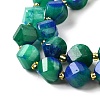 Natural Quartz Dyed Beads Strands G-U023-A02-03-4