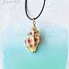Natural Conch and Shell Pendant Necklaces YJ0466-10-1