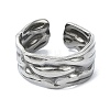 304 Stainless Steel Cuff Rings RJEW-M019-33P-2