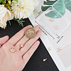 12Pcs 3 Style Brass Cubic Zirconia Charms KK-BBC0011-55-3