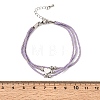 Polyester Multi-Strand Bracelets FB-CBA983F-02P-04-5