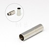 Tarnish Resistant 304 Stainless Steel Magnetic Clasps with Glue-in Ends STAS-K006-14C-1