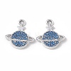 Alloy Rhinestone Pendants ALRI-K049-09A-1