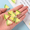 Transparent Enamel Acrylic Beads TACR-S155-001B-5