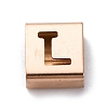 Ion Plating(IP) 304 Stainless Steel Square Slide Charms STAS-L132-23L-RG-1