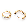 201 Stainless Steel Huggie Hoop Earrings STAS-S079-162B-G-3