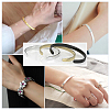 10Pcs Aluminum Bangle Blanks MAK-BBC0001-34-5