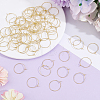 100Pcs 304 Stainless Steel Hoop Earrings Findings STAS-BBC0009-64-4