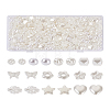 500Pcs 10 Style ABS Plastic Imitation Pearl Beads KY-BY0001-02-26