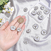 14Pcs 2 Styles Resin Shank Buttons BUTT-ME0001-46-3