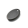 Ion Plating(IP) 304 Stainless Steel Stamping Blank Tag Pendants STAS-S028-02B-2