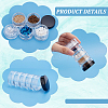 Plastic Bead Screw Together Stacking Jars CON-WH0092-53A-4