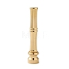 Golden Tone Brass Wax Seal Stamp Head with Bamboo Stick Shaped Handle STAM-K001-05G-W-3