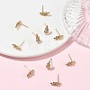 SHEGRACE Brass Micro Pave Cubic Zirconia Stud Earrings XGRQ4N841-719G-4