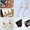 Unicraftale DIY Wire Wrap Ring Dangle Earring Making Kit DIY-UN0003-65-6