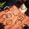 30Pcs 5 Style Synthetic Turquoise Skull & Acrylic Beaded Stretch Bracelets Set BJEW-BC0001-06-5