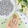 150Pcs Craft Style Acrylic Beads MACR-SC0002-20-3