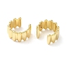 Brass Cuff Earrings for Women EJEW-B057-03G-2