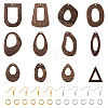  DIY Geometry Earring Making Kit DIY-TA0005-34-1