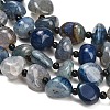 Natural Dragon Veins Agate Beads Strands GG-L001-I01-01F-3