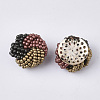 Glass Seed Beads Cabochons X-FIND-S321-04A-2