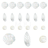 18Pcs 3 Styles Natural Sea Shell Pendants FIND-DC0003-75-1