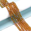 Electroplate Glass Beads Strands EGLA-A044-T8mm-L04-4