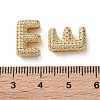 Rack Plating Brass Micro Pave Cubic Zirconia Slide Charms KK-C084-34G-E-3