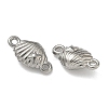 Ocean 304 Stainless Steel Links Connector Charms STAS-D211-15A-P-2