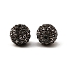 Polymer Clay Rhinestone Beads X-RB-C1438-10mm-A12-1