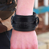 2Pcs Cowhide Cord Wide Cord Bracelets BJEW-CL0001-63B-6