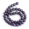 Natural Mashan Jade Beads Strands G-G833-8mm-24-2