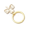 Clover Alloy Enamel Pendant Keychain KEYC-JKC01132-4