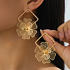 Filigree Alloy Stud Earrings WG36AB6-01-2