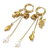 304 Stainless Steel Dangle Earrings EJEW-JE07104-02-3