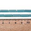 Electroplate Opaque Glass Beads Strands X-EGLA-Q132-02A-B03-4
