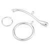 925 Sterling Silver Toggle Clasps STER-BBC0008-57-1