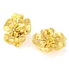 304 Stainless Steel Flower Stud Earrings for Women EJEW-U023-04G-03-3