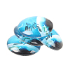 Starry Sky Printed Glass Half Round/Dome Cabochons GGLA-N004-10mm-D-4