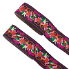 Ethnic Style Polyester Ribbons OCOR-WH0079-65A-1