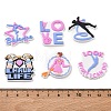 Gymnastic Theme PVC Plastic Cabochons PL-CBABCB6-03-3