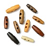160Pcs 16 Styles Natural Wood Buttons FIND-CJ0004-42-8