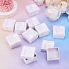 Square Paper Jewelry Gift Boxes with Bowknot CON-TAC0010-80E-6