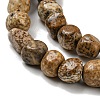 Natural Picture Jasper Bead Strands G-F465-56-4